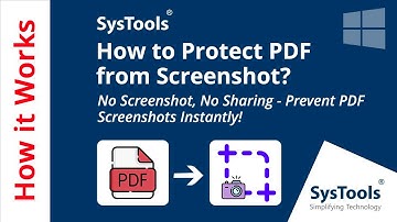 Protect PDF from Screenshot | How to Protect PDF from Screenshot Capture | Screenshot Protected PDF