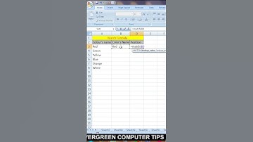 Match formula in  Excel Trick & Tips #short #ytshorts  #youtubeshorts  #youtubevideo #viral