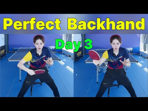 Day 3 of Your Table Tennis Journey: A Beginner's Guide to the Flawless Backhand Drive