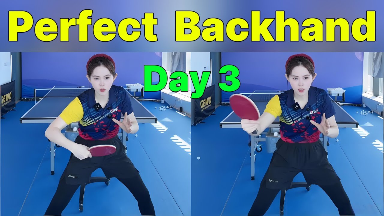 День 3 вашего пути в настольном теннисе: Руководство по безупречному бэкхенд-драйву для новичков