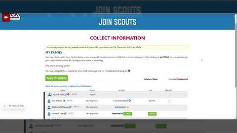 MyScouts Feature Demo - Waitlist Position Announcements and Self-Guided Waitlist Acceptance