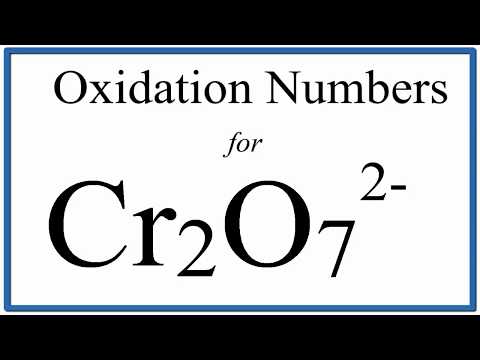 Video: Ano ang oxidation number ng chromium sa chromate ion CrO4 2?