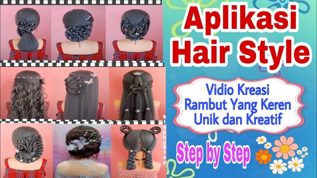 Aplikasi Hair Style Vidio Menata Rambut  Yang  Keren  Unik 