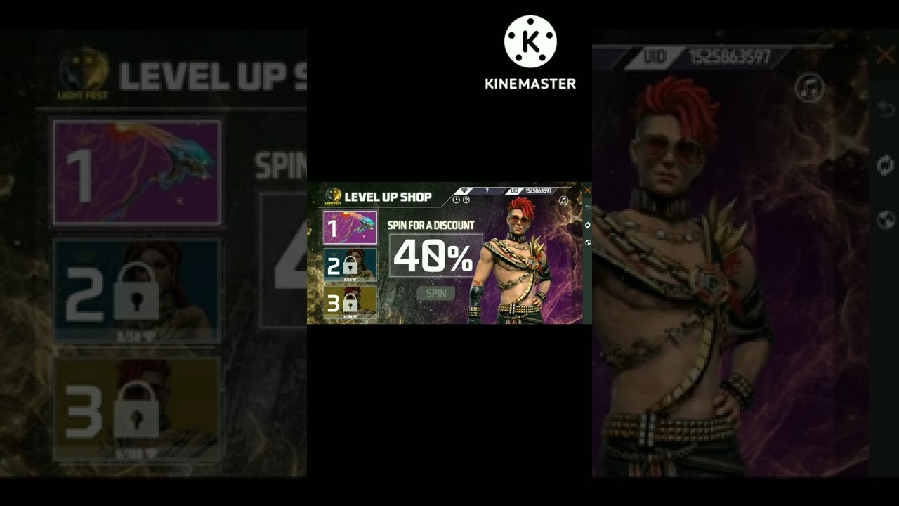 free Fire New Level Up Shop Event