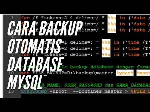 Cara backup Otomatis