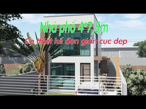 NHÀ PHỐ DIỆN TÍCH NHỎ 4*7.5M CÓ THIẾT KẾ CỰC ĐẸP | THIẾT KẾ NHÀ ĐƠN GIẢN MÀ ĐẸP MÊ HỒN | Nhà phố tv