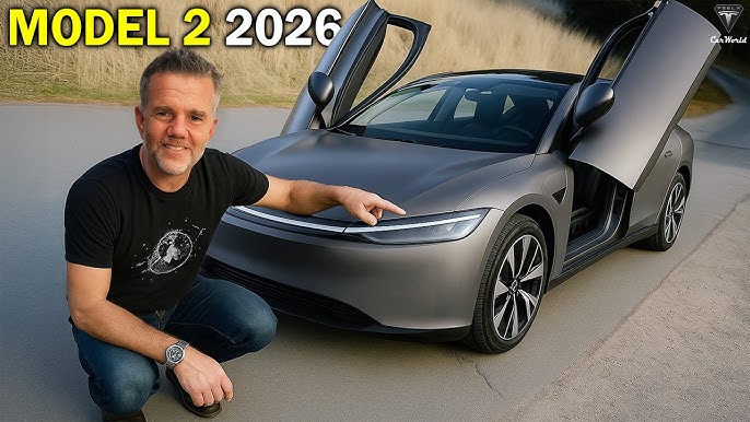 JUST Happened! 2026 Tesla Model 2 Finally UNCOVER At Giga Texas! Elon Musk "Launch-Ready"! - YouTube