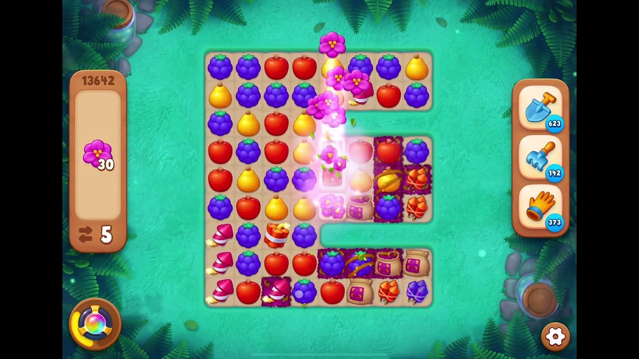 その他 garden scape GardenScapes Level 13642 no boosters - YouTube