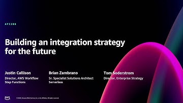 AWS re:Invent 2024 - Building an integration strategy for the future (API208)