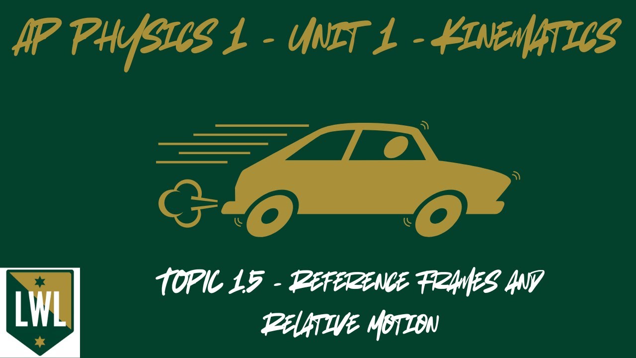 Topic 1.5 - Reference Frames and Relative Motion - YouTube