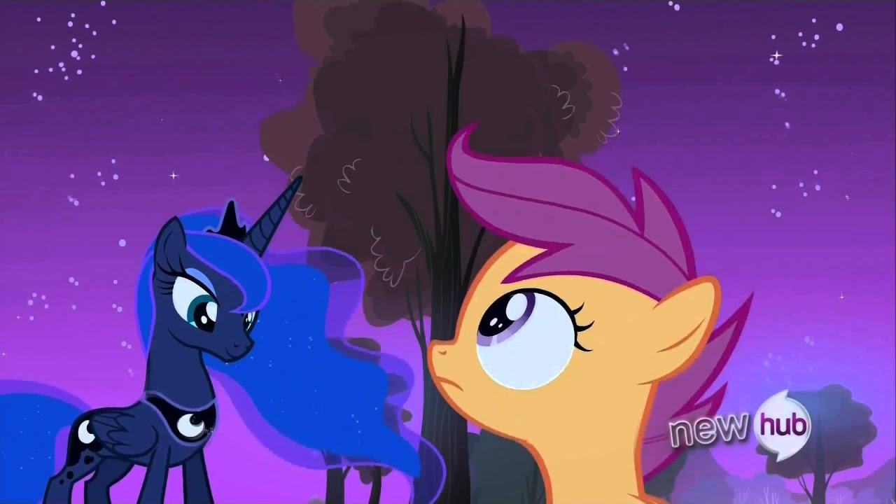 Princess Luna in Scootaloo's dream - YouTube