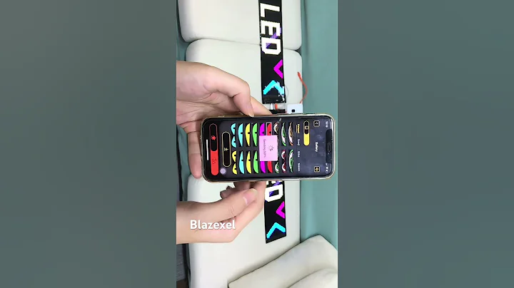 Programmable windshield Devil eyes lights for car bus and truck |Blazexel #car #truck #leddisplay