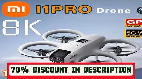 A must-have product! Xiaomi I1pro Drone Professional Camera 8k Drone 5g Wifi Fpv Uav With Screen R