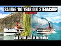 Tss earnslaw queenstown  sailing on the last commercial steamship in sh 