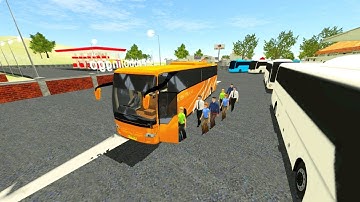IDBS Bus simulator, trip to probolinggo to banyuwangi. (android gameplay) HD