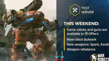 WAR ROBOTS TEST SERVER 3.9.0 (441)   EARLY DETAILS