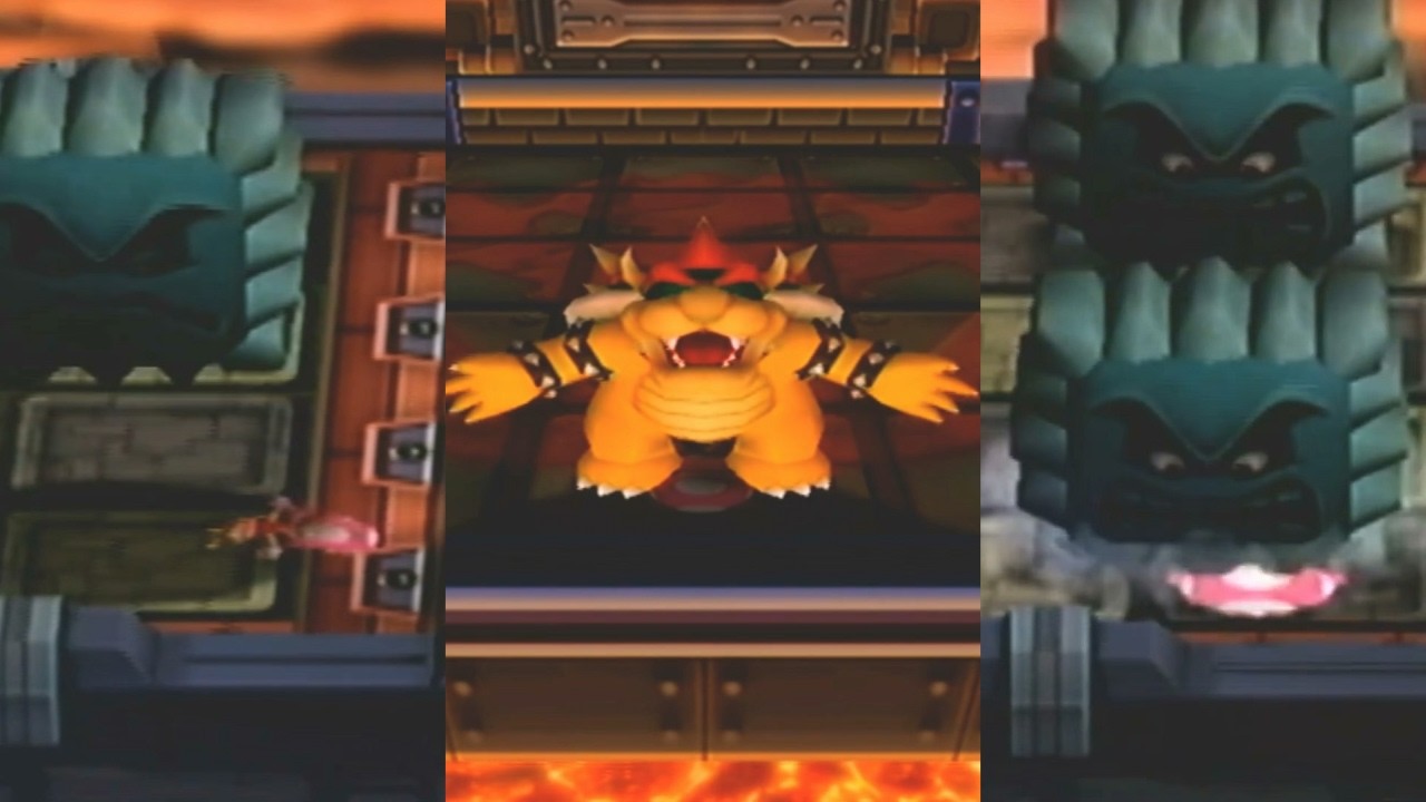 【flattened】MarioParty7 Toadette Squished Bowser Minigames キノピコ クッパミニゲーム 平面化