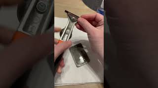 Sharpen your carbide scraper blade! #furnitureflip #diyfurniture #tipsandtricks