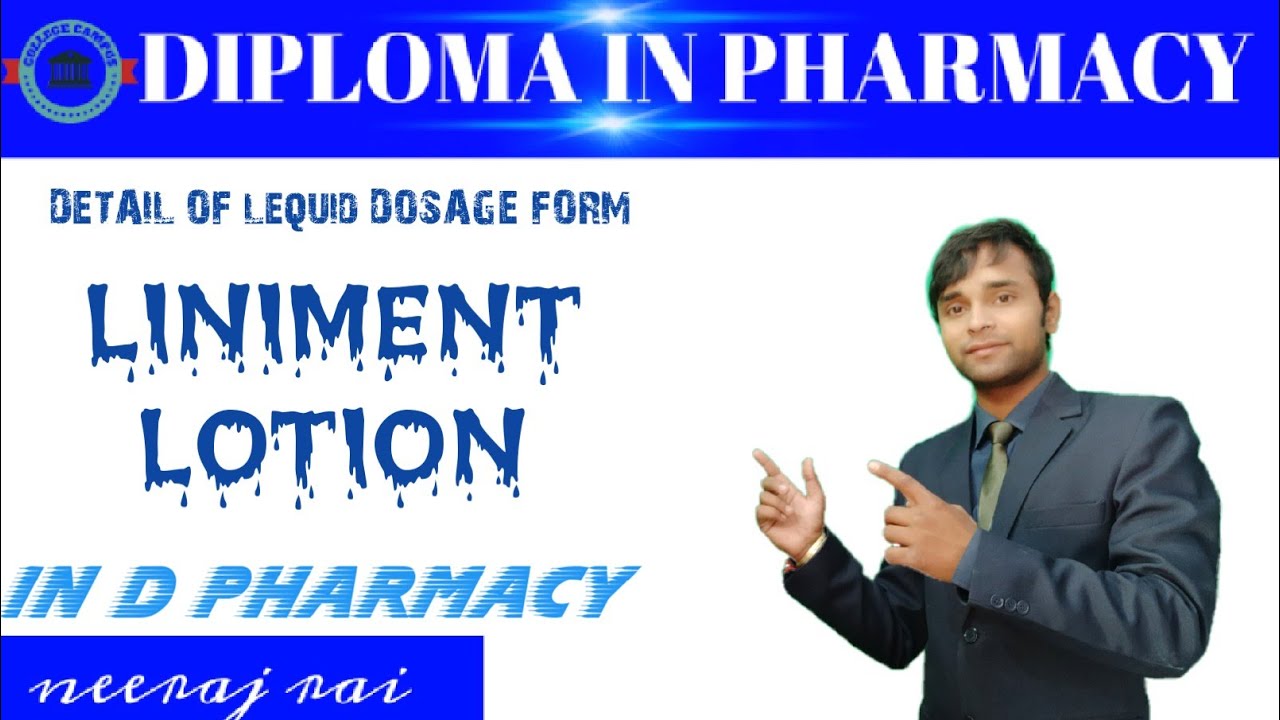 Liniment and lotion DIPLOMA IN PHARMACY. PHARMACEUTICS YouTube