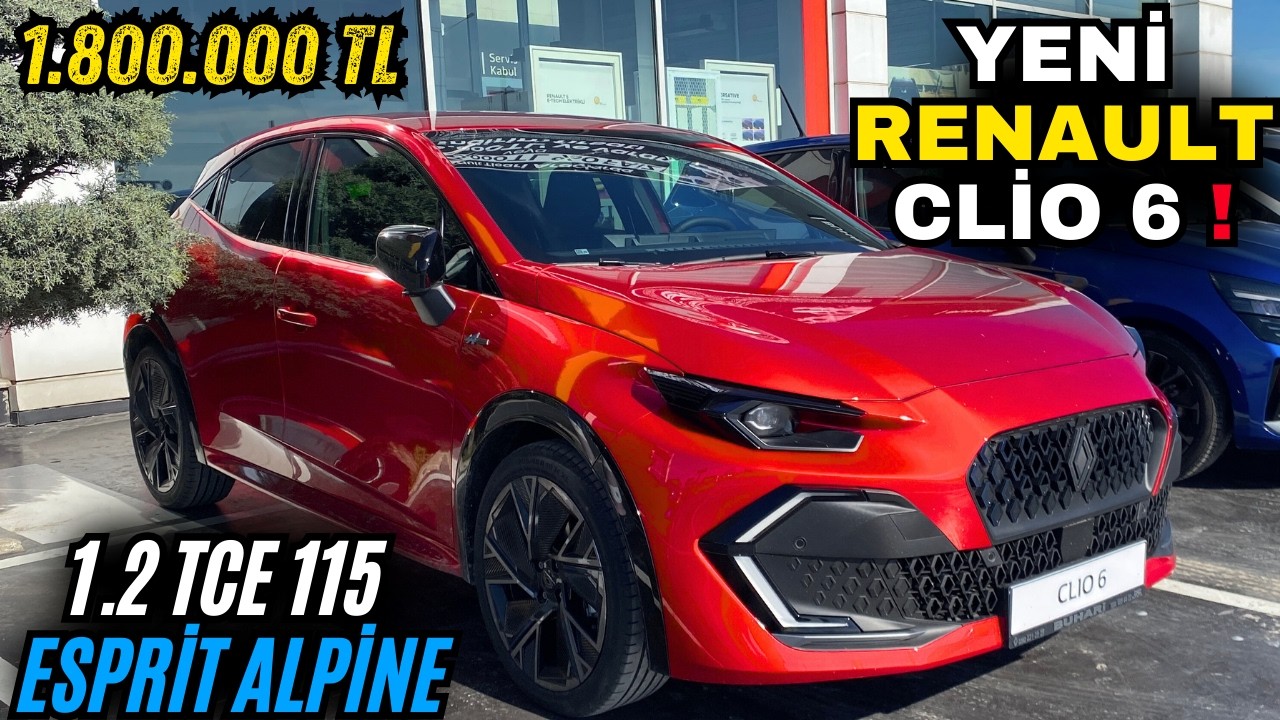 YENİ CLİO 6 İNCELEME VE SÜRÜŞ | 1.2 TCE 115 HP ESPRİT ALPİNE | SINIFININ EN İYİSİ OLMAYA ADAY !
