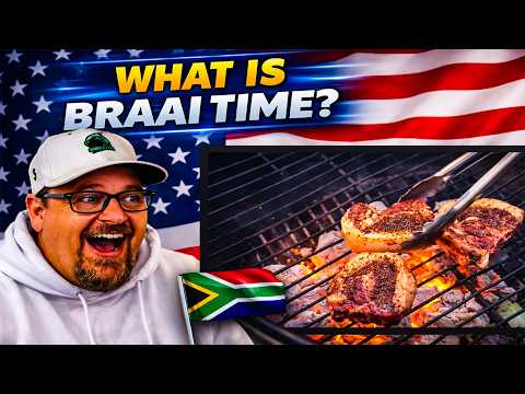 American Reacts to Braai Time in South Africa Cape town