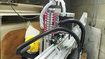 80% complete with the Rotary Demon cnc machine build