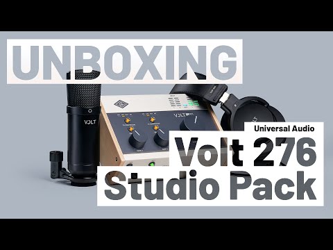 Студійний набір UNIVERSAL AUDIO VOLT 276 STUDIO PACK, видео 2