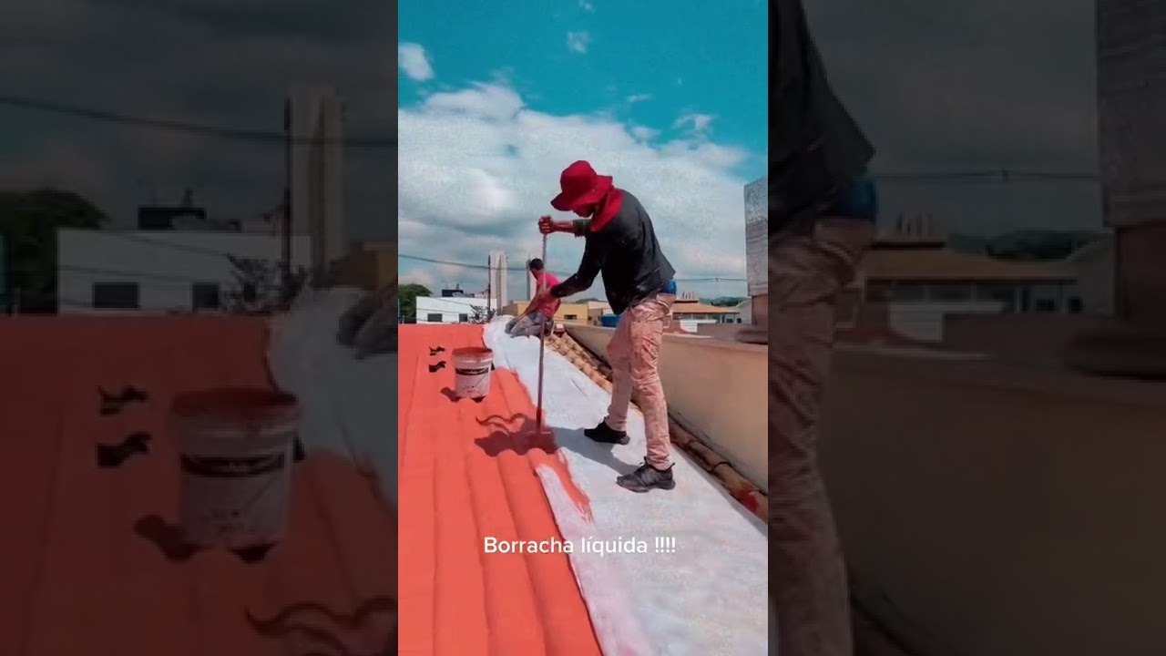 Impermeabilização de telhados borracha líquida