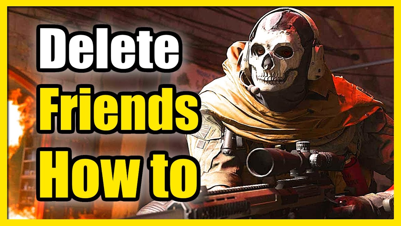 How to DELETE Friends in Warzone 2 & Remove Activision friends (Easy Method)