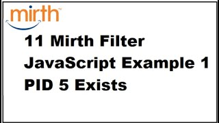 Famous 11 Mirth Connect Filter JavaScript Example 1 PID 5 Exists Net Worth