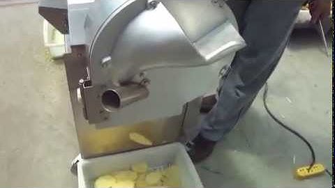 Multifunctional vegetable cutter slicer  Carrot and potato test