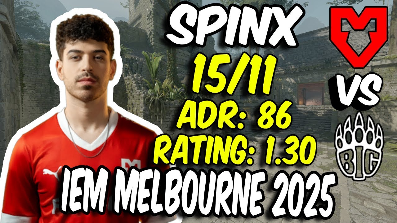 CS2 POV MOUZ Spinx (15/11) vs BIG (Ancient) @ IEM Melbourne 2025