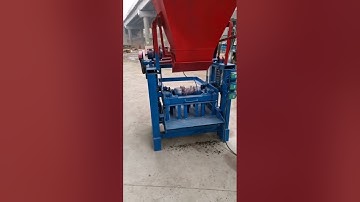 QTJ4-35 manual hollow block making machine produce solid bricks for Tanzania/Kenya clients