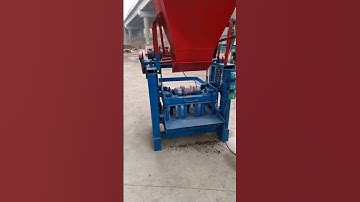 QTJ4-35 manual hollow block making machine produce solid bricks for Tanzania/Kenya clients
