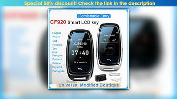 CF920 Modified Universal Remote Display Smart LCD Key Comfortable Entry Auto Lock Keyless Go For