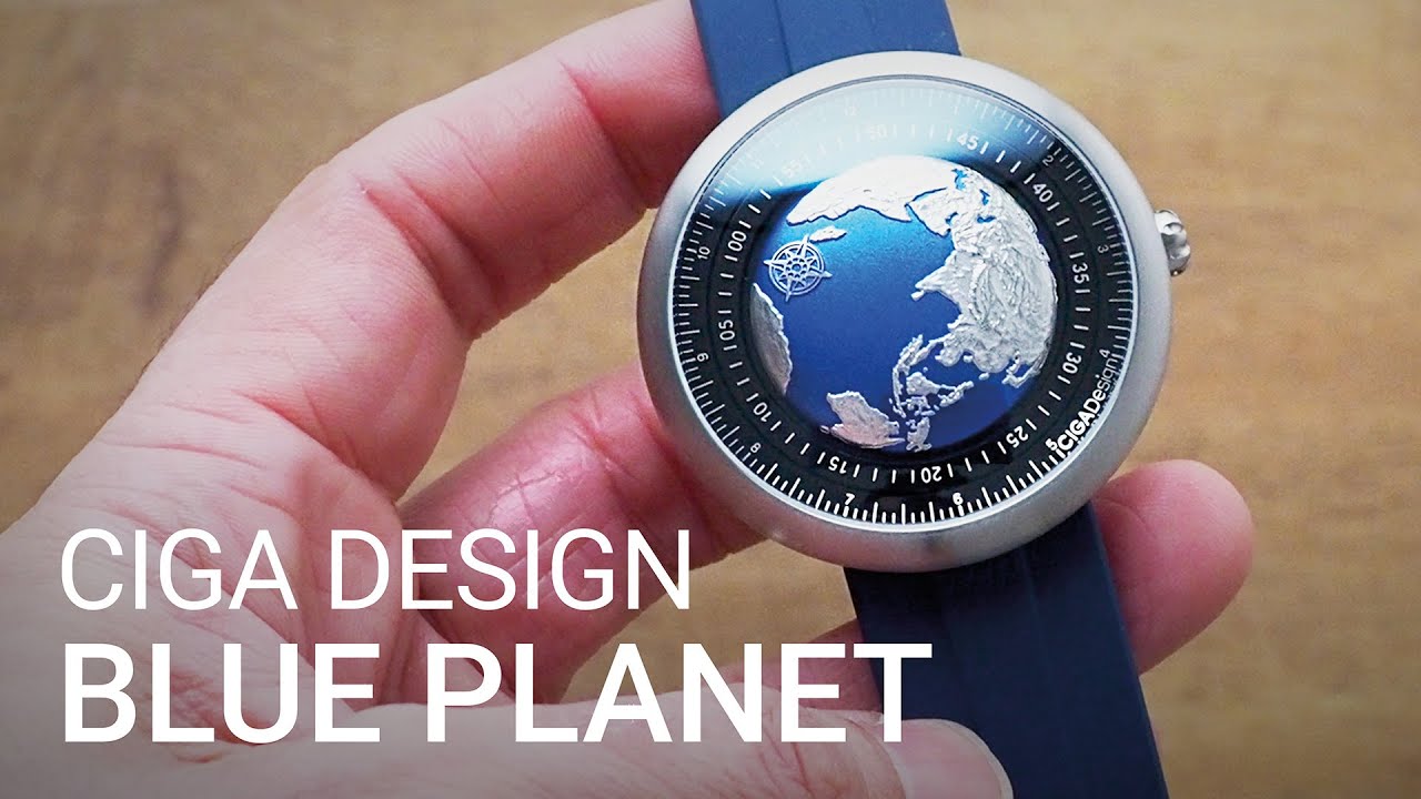 A GPHG award-winner for the price of a SEIKO? CIGA Design Blue Planet watch  - YouTube