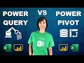 Power Query vs Power Pivot