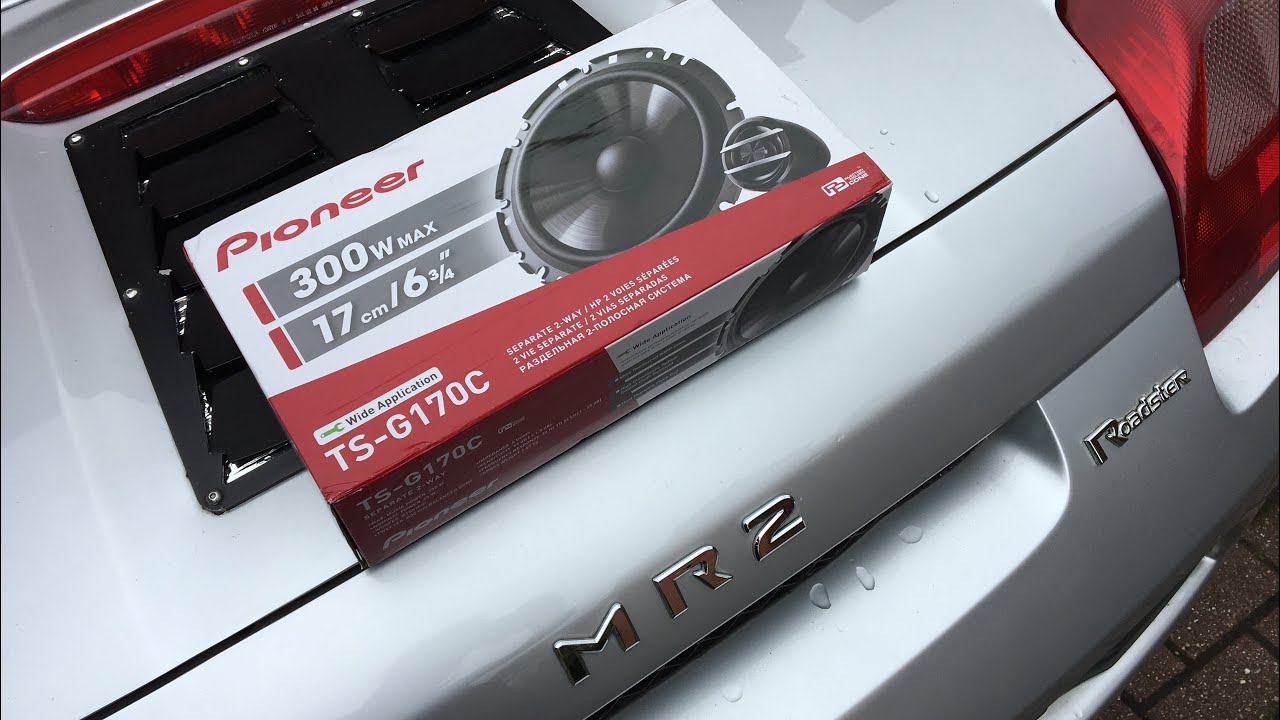 Toyota MR2 Roadster front speaker replacement