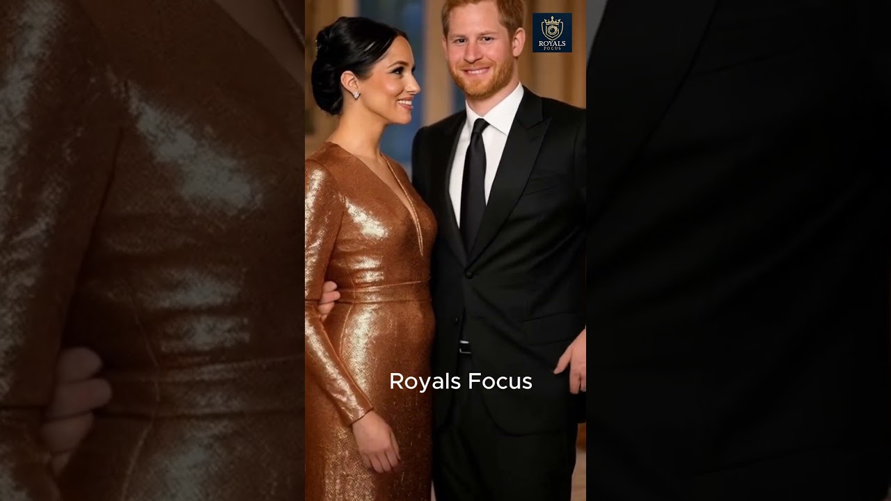 Royal Radiance: Prince Harry and Meghan Markle Sparkle in Golden Harmony