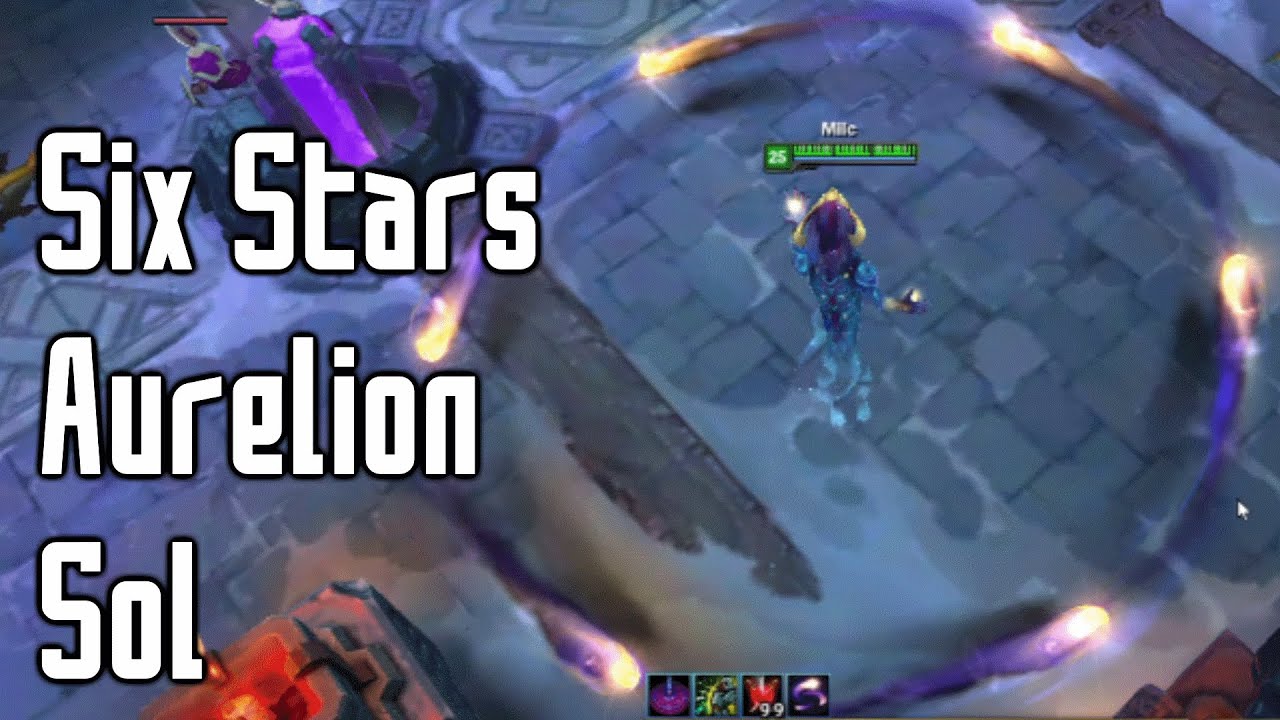 [URF] Aurelion Sol 6 Star + Clockwise moving enemy Demonstration