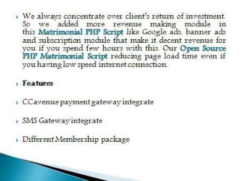 i-Netsolution – Matrimonial PHP Script