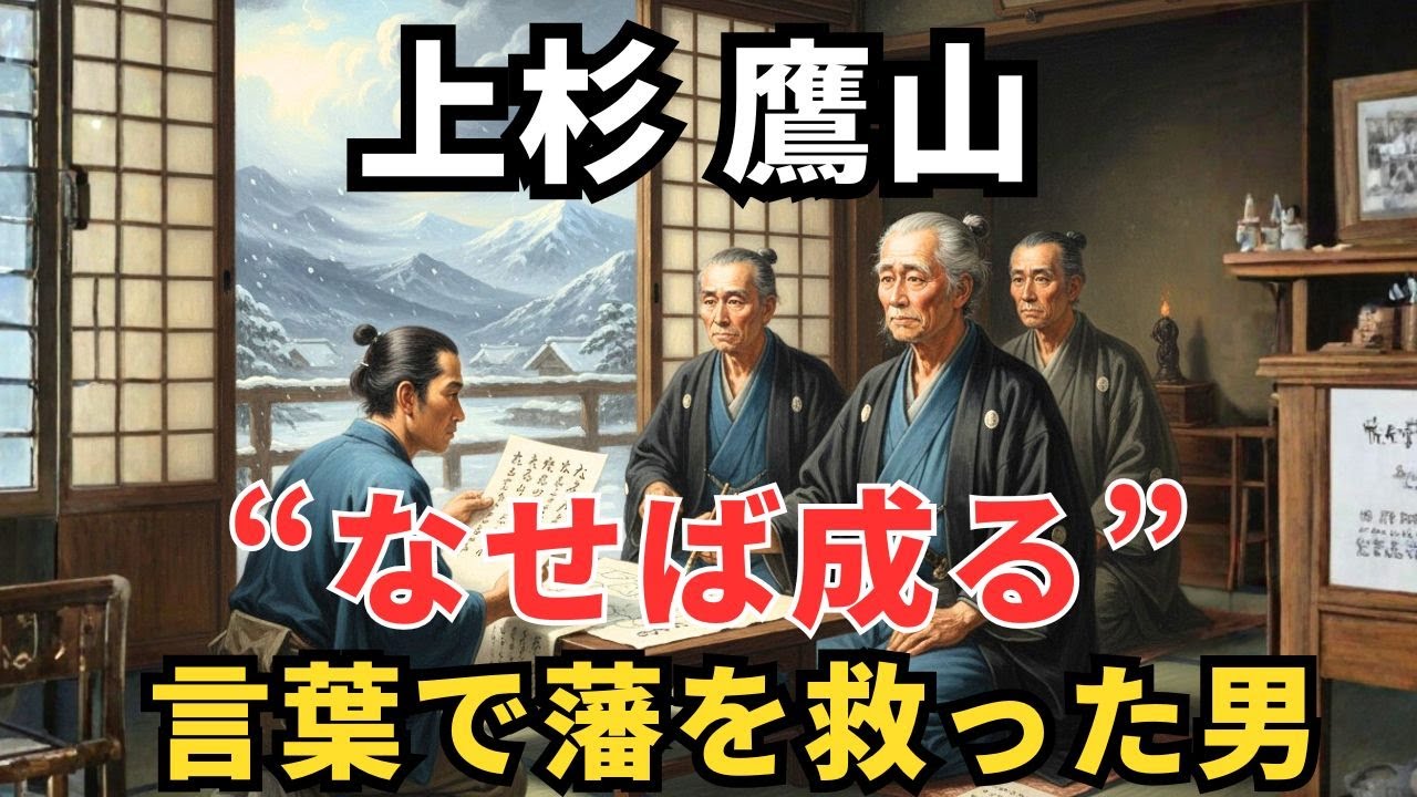 🔥 哲学:上杉鷹山 ―「なせば成る」その言葉が、藩と人を動かした。「なせば成る なさねば成らぬ 何事も」 - YouTube