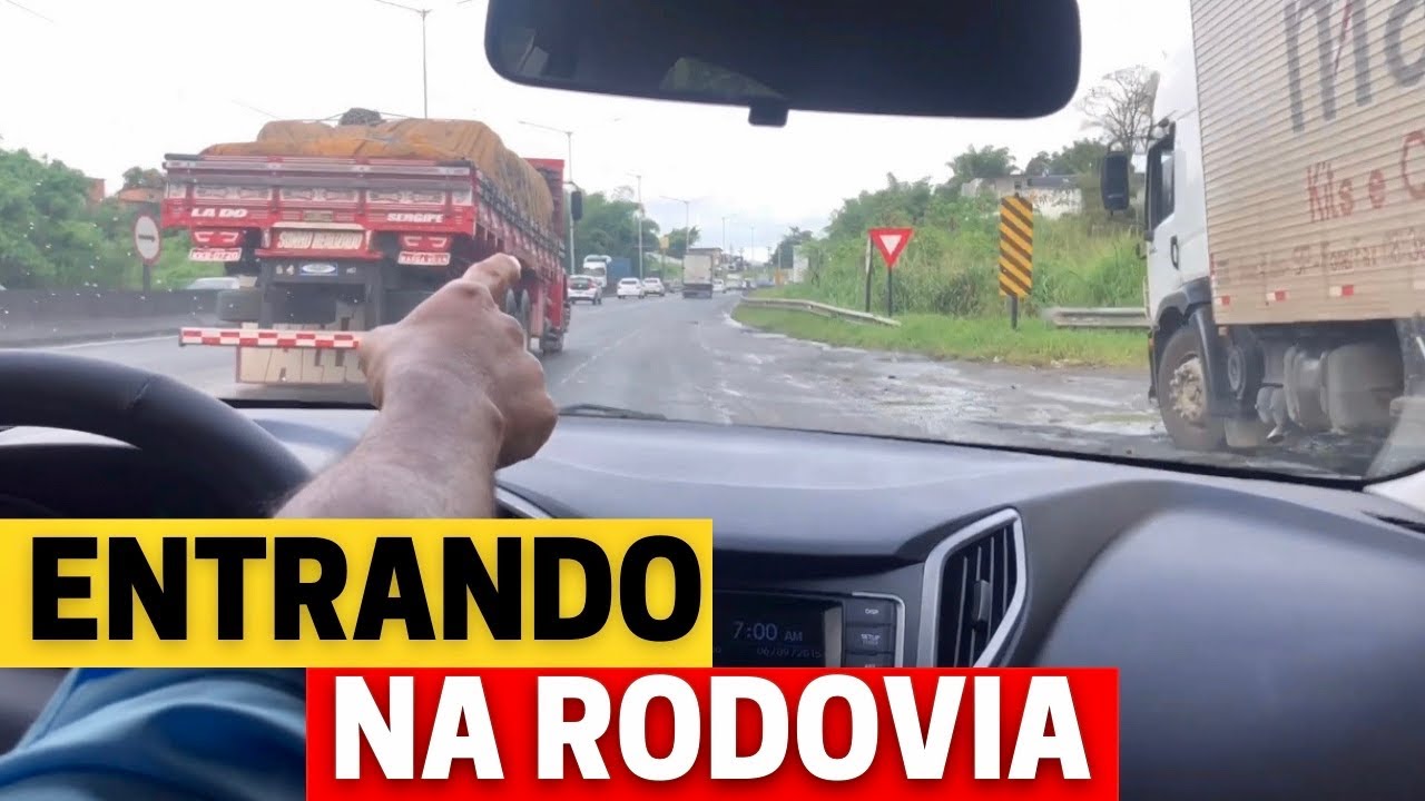 COMO ENTRAR EM RODOVIA E O QUE EVTAR NO INÍCIO.
