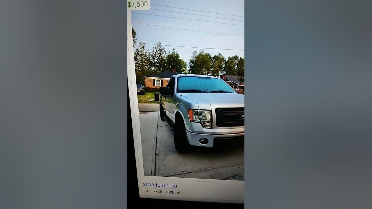 2013 Ford f150 100k 7,500 great 👍deal - YouTube