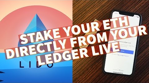 How To Stake Your Ethereum Directly From Your Nano Ledger With Ledger Live & Lido