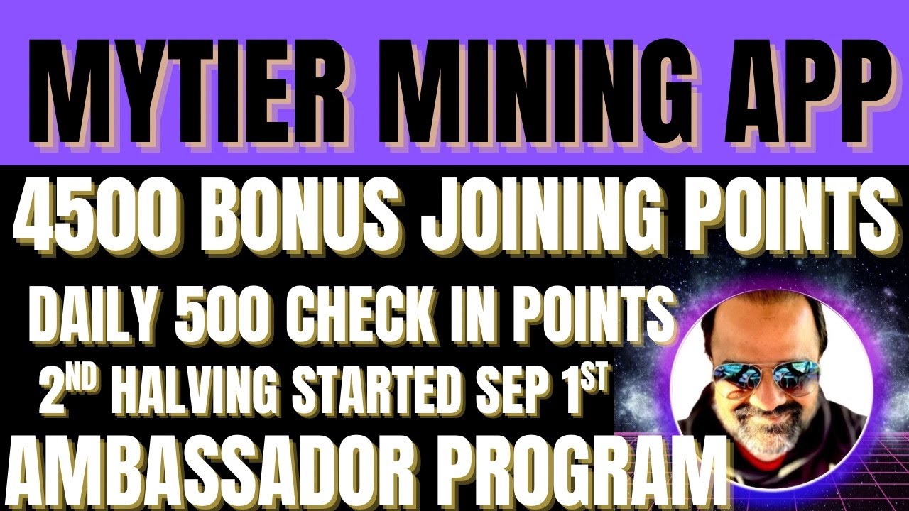 MyTier Mining App | 4500 Joining Reward | Ambassador Program | Daily & monthly Rewards Upto 25000 |