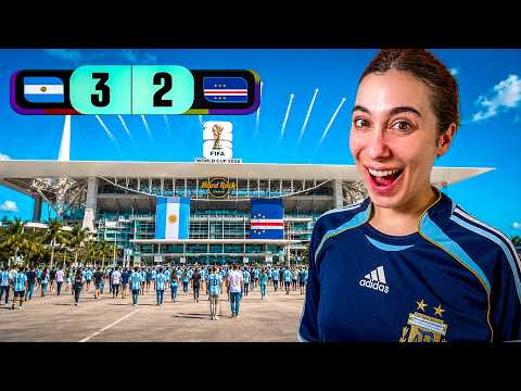 I WENT TO THE ARGENTINA WORLD CUP MATCH (we almost didn't make it) - vlog