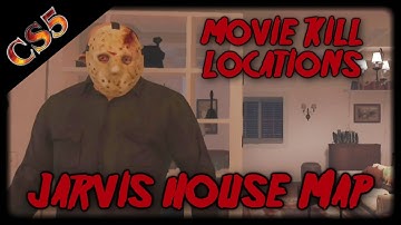 Jarvis Map Movie Kill Locations | Friday the 13th the game | The Final Chapter Part 4 Jason