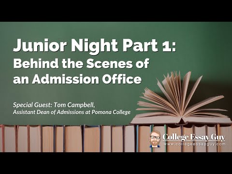 Behind the Scenes of an Admission Office, w/ Tom Campbell (Pomona College)