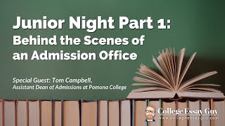 Behind the Scenes of an Admission Office, w/ Tom Campbell (Pomona College)